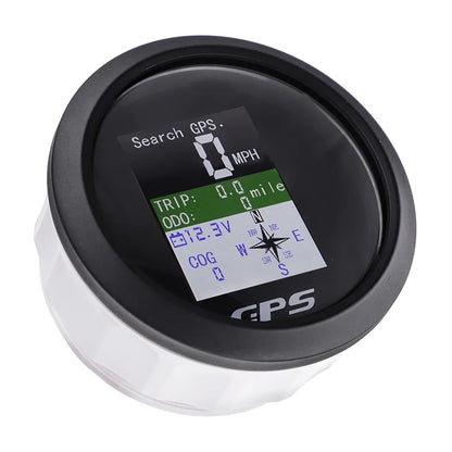 85mm GPS Speedometer Odometer Adjustable Trip ODO COG Voltmeter TFT Screen Speed Gauges For Motor Yacht Boat Car Outboard Engine