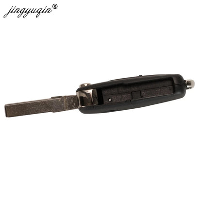 jingyuqin 2BTN Flip Remote 7E0 837 202 AD Car key 434MHz ID48 for VOLKSWAGEN VW Amarok Transporter MULTIVAN CARAVELLE 2016-2019