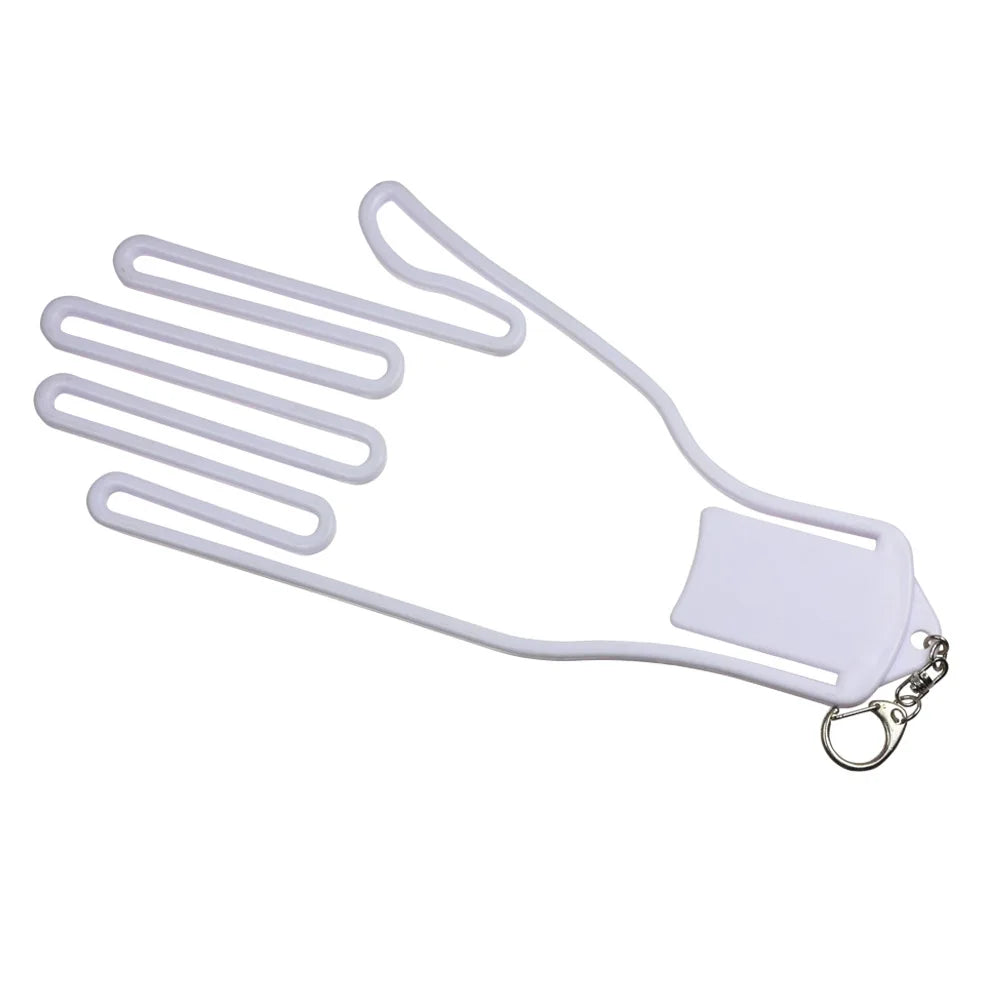1pc Golf Gloves Stretcher Holder Keeper Hanger Gloves Support Frame Holder Rack Dryer Shaper Accessories Plastic with Metal Buck