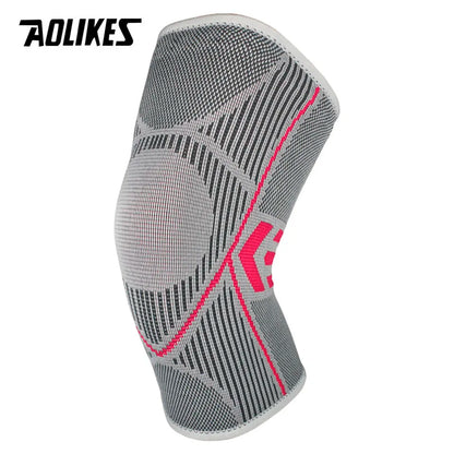 AOLIKES 1PCS Knee Brace Support for Arthritis Joint Nylon Sports Fitness Compression Sleeves Kneepads Cycling Running Protector
