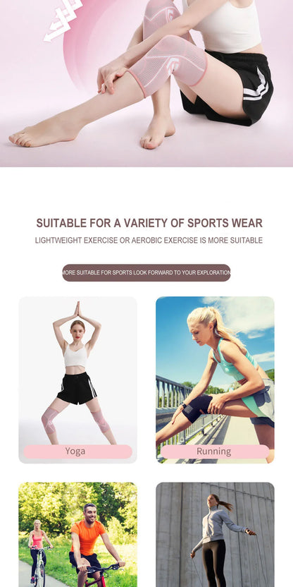 AOLIKES 1PCS Knee Brace Support for Arthritis Joint Nylon Sports Fitness Compression Sleeves Kneepads Cycling Running Protector