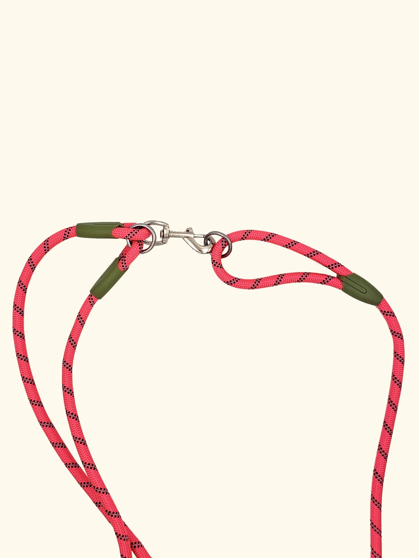 CAWAYI KENNEL Reflective Nylon Leashes Pet Dogs Chain Traction Rope Leads for Running Free Hands Rope Chain for Small Large Dogs