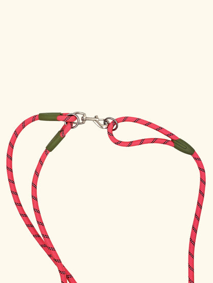 CAWAYI KENNEL Reflective Nylon Leashes Pet Dogs Chain Traction Rope Leads for Running Free Hands Rope Chain for Small Large Dogs