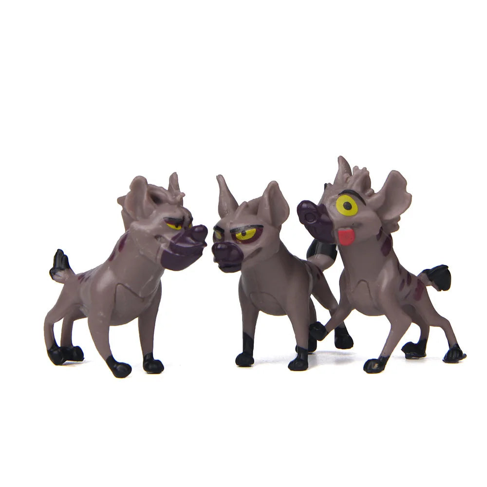 12Pcs/Set Anime Cartoon The Lion Guard King Kion Simba PVC High Quality Action Figures Bunga Beshte Fuli Ono Figurines Doll Toys