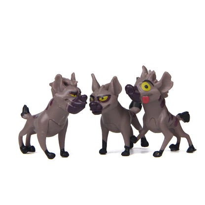 12Pcs/Set Anime Cartoon The Lion Guard King Kion Simba PVC High Quality Action Figures Bunga Beshte Fuli Ono Figurines Doll Toys