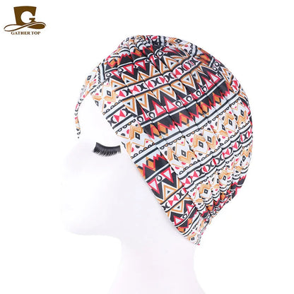New Knotted Ruffle Turban Ladies Soft Headscarf Casual Streetwear Female Muslim Hijab Indian Hats Cancer Chemo Cap Turbante