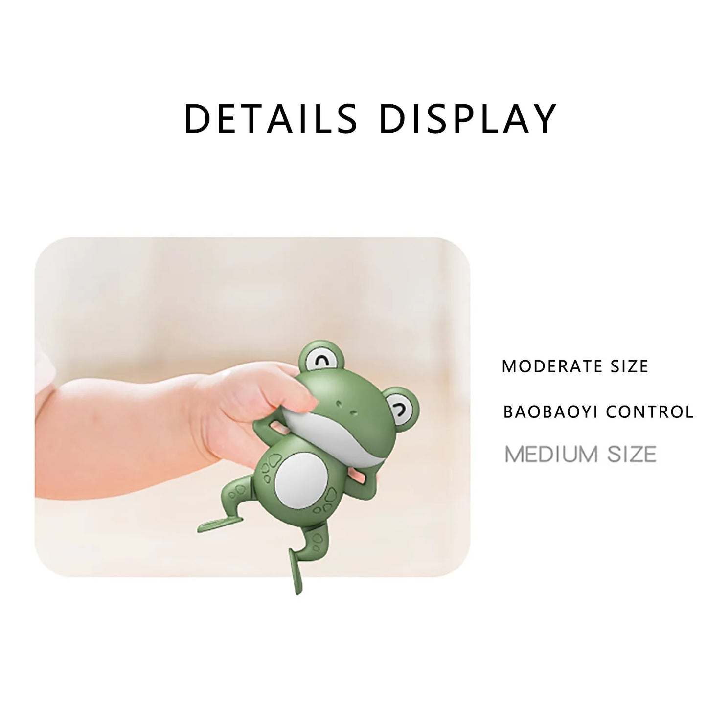 1PCS New Cute Baby Bath Toys For Children New Baby Bath Swimming Bath Toy Cute Frogs Clockwork Bath Toy infantil