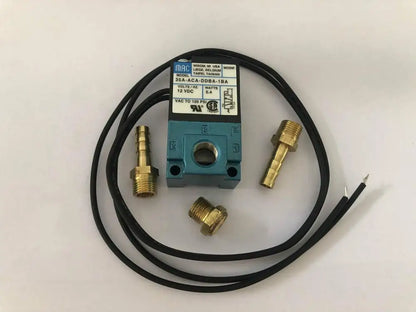 MAC 3 Port Electronic Boost Control Solenoid Valve DC12V 35A-ACA-DDBA-1BA With 6MM Tube Fittings Brass