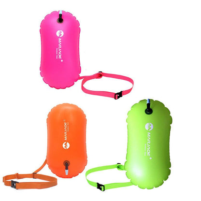 Swimming pool Buoy Tow Floats Inflatable Life Saving Swim Buoy PVC Inflated Air Drying Bag Drift Bag  pool accessory Open Water