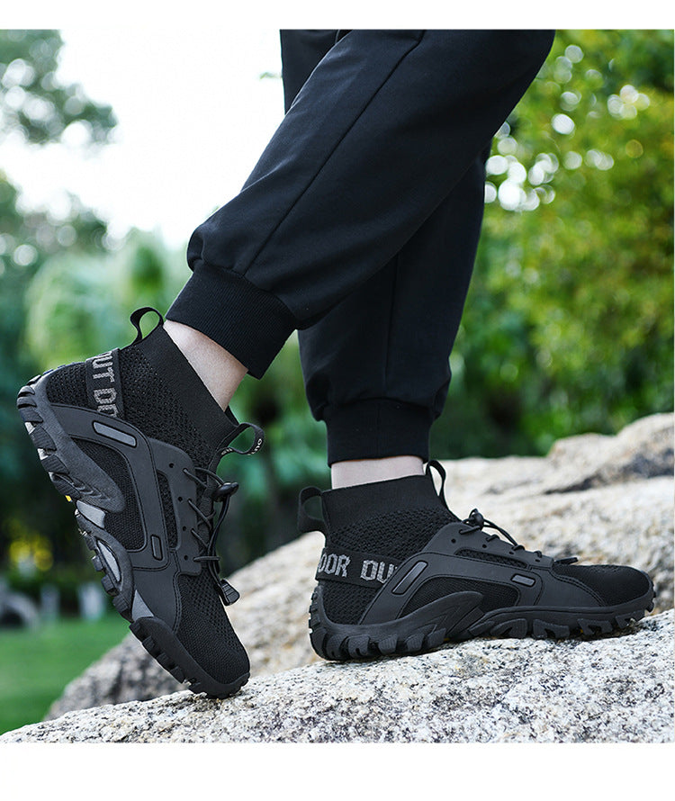 Adult Beach Water Shoes Barefoot Aqua Five Fingers Sock Swimming Breathable Hiking Wading Beach Outdoor Antiskid Sneakers