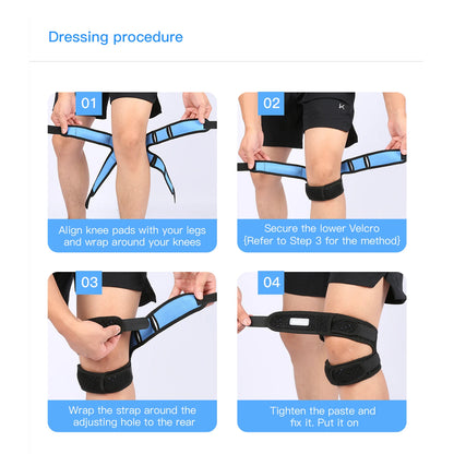 1Pcs Band Strap,Adjustable Iliotibial, Knee,Thigh, Hip & ITB Syndrome Compression Wrap Support,Breathable Patellar Tendonitis