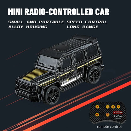 New RC Car MINI Alloy 1/64 Remote Control Car Convenient to Carry 60 Minutes of Work Time Children's Gifts Electronic Toys
