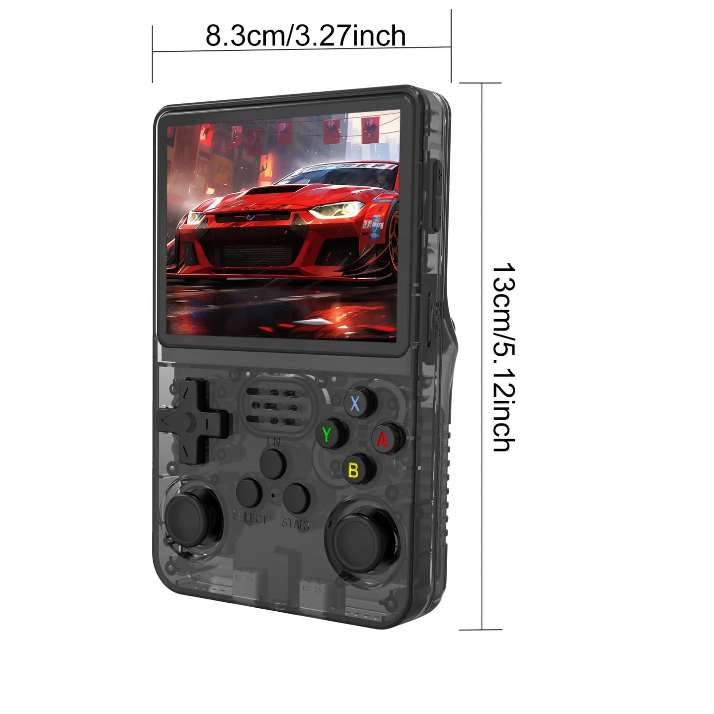 R36S Portable Handheld Game Console 3.5 Inch IPS Screen 640x480 Resolution 64GB Built-in Memory Classic Games Preloaded