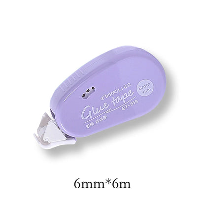6m*6mm Double Sided Adhesive Dots Glue Tape DIY Scrapbooking Collage Photo Album School Stationery Supplies Roller Tape