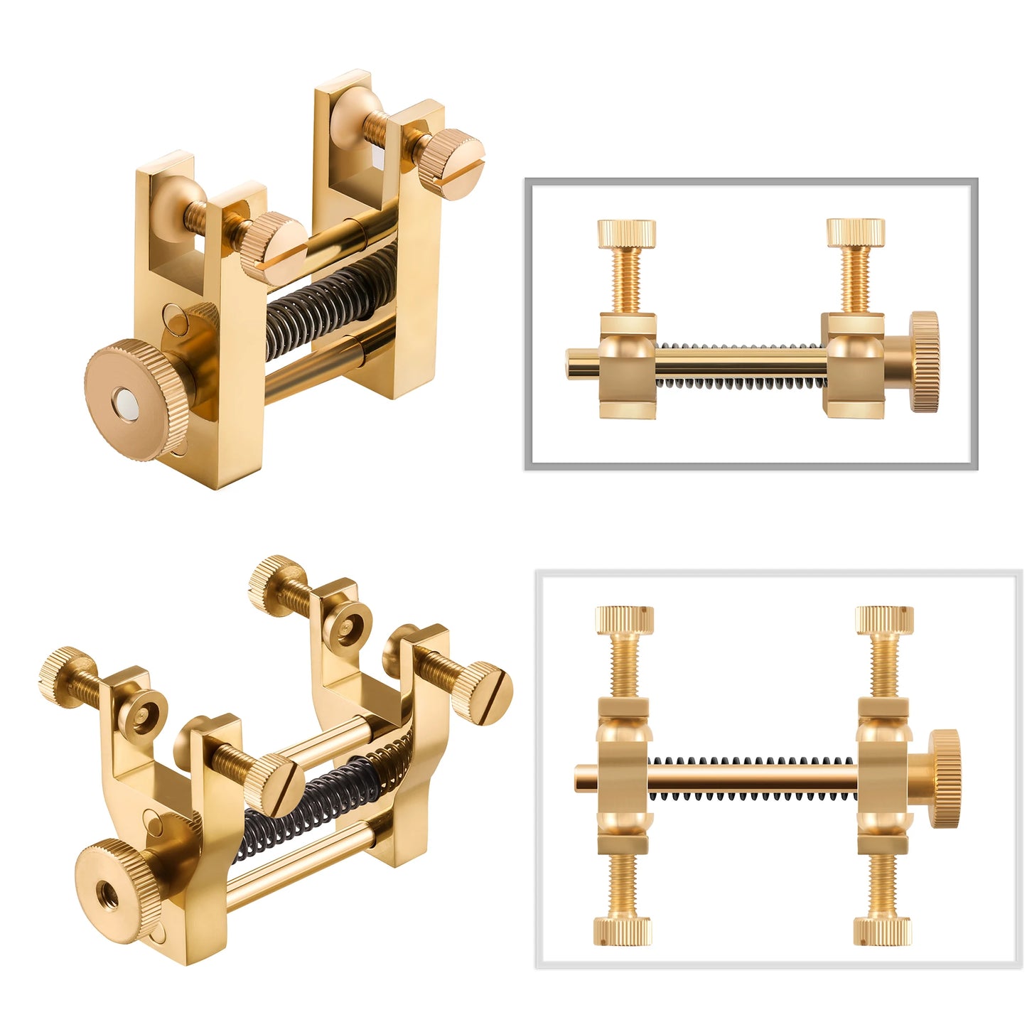 Violin brass edge clamp Luthier Fiddle Cello Guitar Edge Clip Cracks Sides Bulid For Luthier Wood repairing cracks Close tool