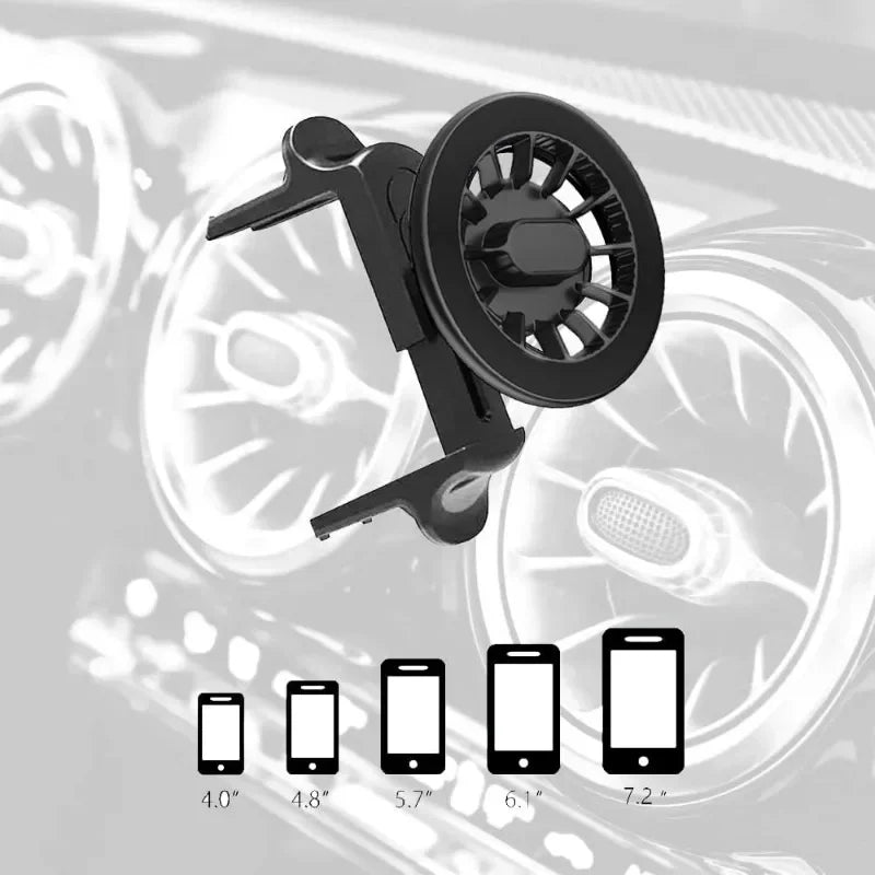 Round Air Outlet Phone Holder Car for Mercedes Benz A B C E S Class Gla Glc Gle Gls AMG W205 W213 E200W247 Magnetic Phone Stand