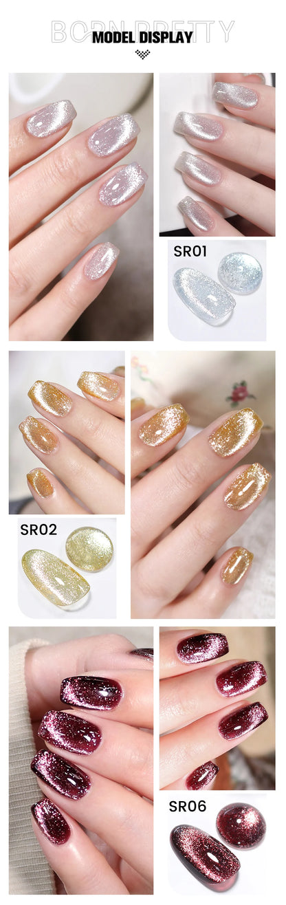 BORN PRETTY 117 Colors Cat Magnetic Gel Nail Polish 10ml Full Coverage Varnish Semi Permanent Super Gorgeous Nails Manicure