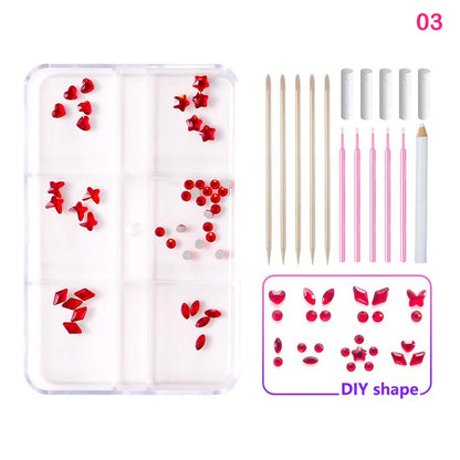 1 Set Professional Tooth Gem Kit Diy Love Horse Eye Crystals Jewelry Kit Teeth Gems Kit Tooth Gems For Teeth Jewelry Starter