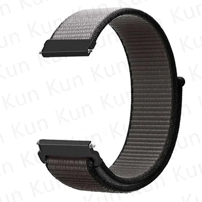 20mm 22mm Band For Samsung Galaxy Watch 6/5/4/5pro/4/6 Classic/active 2 Nylon loop sport bracelet huawei watch GT 4-2-2e-3 Strap