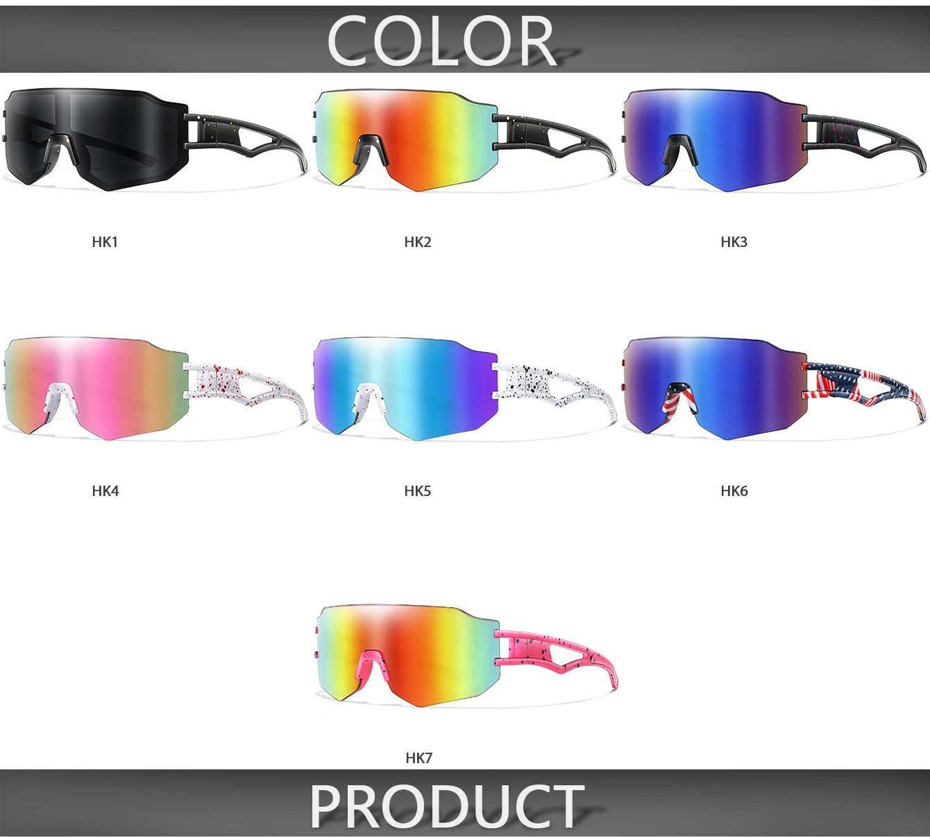 3-8 Years Old Boys And Girls Riding Outdoor Sports Kids Cycling Sunglasses UV400 Children Camping Goggles Fishing Bike Eyewear