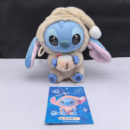 HOT Stitch Eat Something Before Sleep Series Blind Box Plush Vinyl Toys Cute Doll Labu V3 Mystery Box Bag Pendant Decor Gift