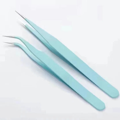 2pcs Tweezers Creative Macaroon Color Clip for DIY Decroative Journal Diary Scrapbook Sticker Tool Back To School Student Supply