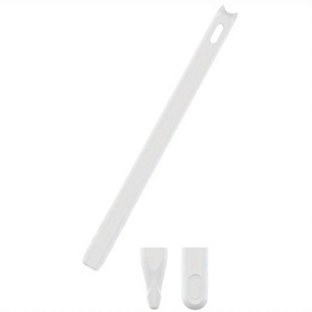 Good quality Cartoon silicone pen case for ApplePencil 2 generation Anti-slip and anti-drop tablet stylus case Solid color Cover