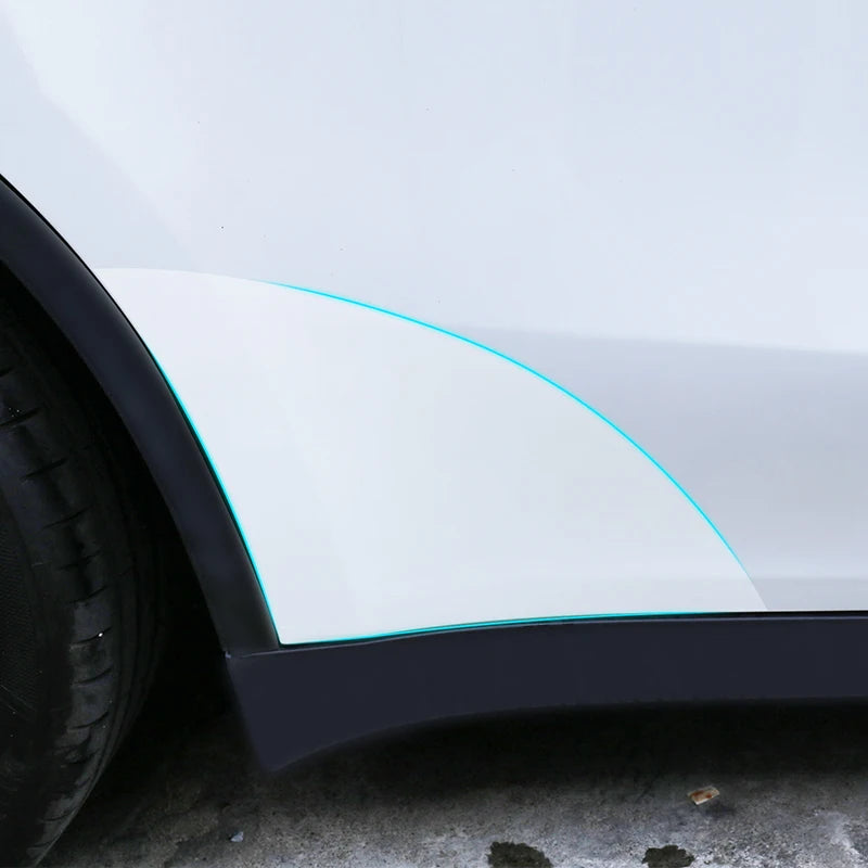 For Tesla Model3/Y 2017-2025 Front Door Rear Door Protective Film Invisible Car Clothing TPU Film Decoration for Model Y Juniper