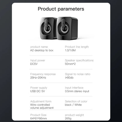 PC Speaker For Computer Laptop Notebook Desktop Caixa De Som Mini Sound Box Music Bocina Column Acoustics Coluna Audio System