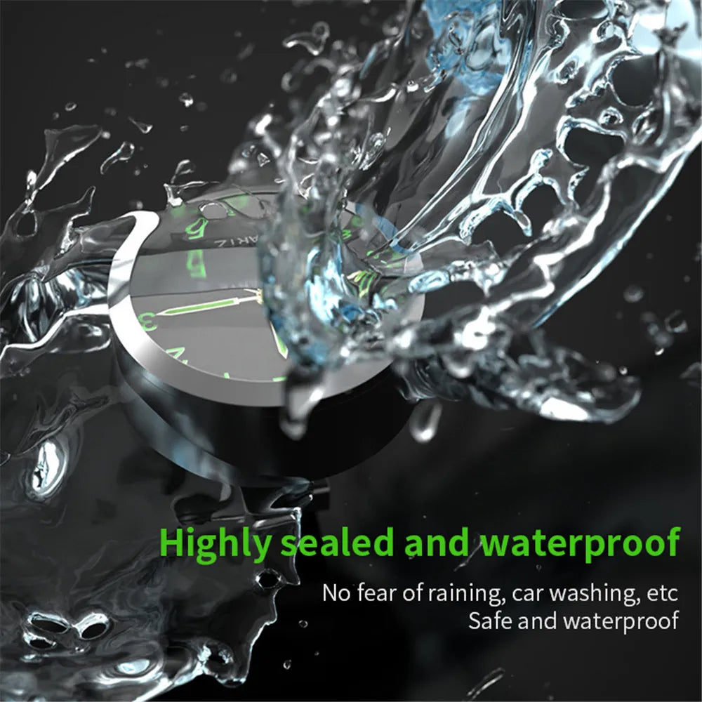 Universal Motorbike Bike Waterproof Handlebar Clock With Night Vision Light 22-25mm Motorcycle Handlebar Mount Clock Watch