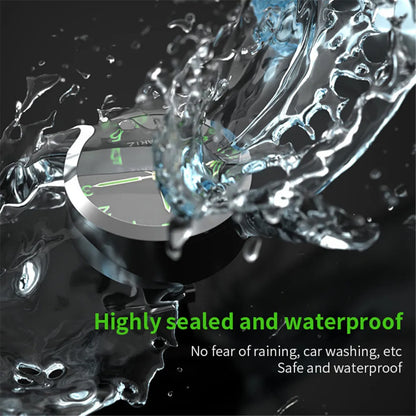Universal Motorbike Bike Waterproof Handlebar Clock With Night Vision Light 22-25mm Motorcycle Handlebar Mount Clock Watch