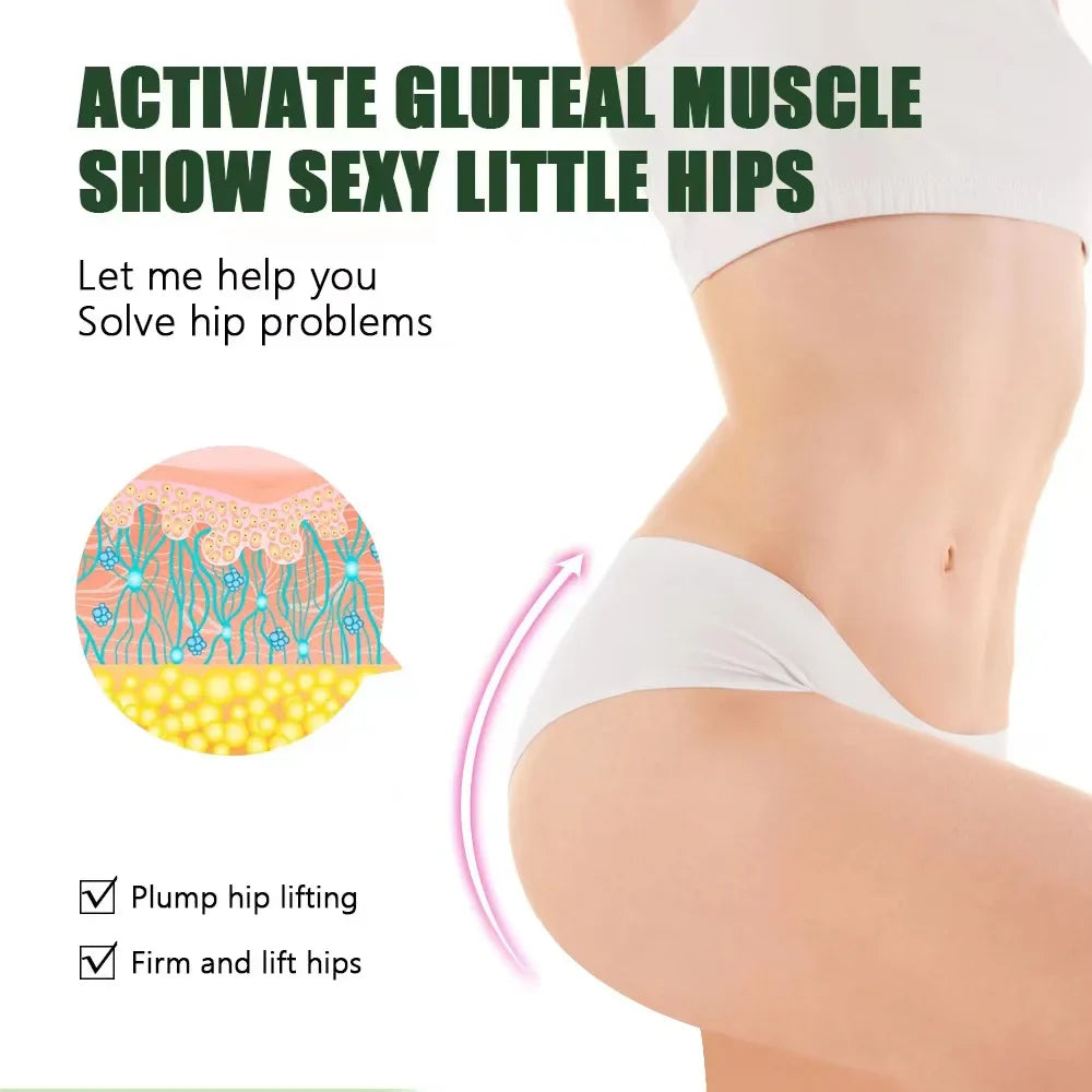 Butt Enhancement Cream: Hip & Buttock Essential Oils for Fast Growth, Butt Enhancer, Breast Enlargement, Nourishing Sexy Body Care for Women.