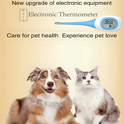Professional LED Pet Dog Cat Electronic Thermometer Safe Wet Dry Thermometer Veterinary Thermometer Pet Medical Equipment Tools