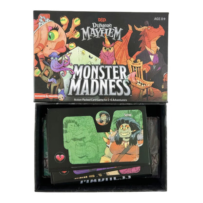 3 Styles Family Fun Board Game Playing Card Dungeon Mayhem Card Game Family Party Board Deck
