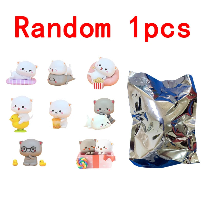 Hot Mitao Cat 2 Season Lucky Cat Cheap Cute Cat Blind Box Toys Surprise Figure Doll Home Deroc