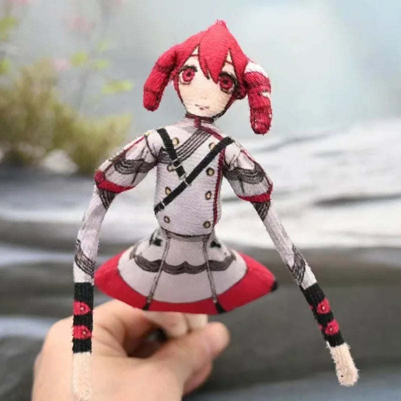 Funny Kasane Teto Plush Toys Anime Merchandise Fan Collection Decorative Ornaments Twistable Wire Frame Gift For Children Friend
