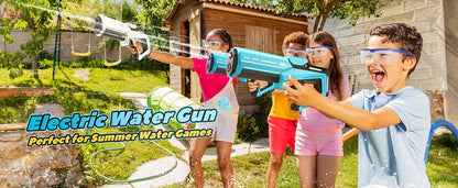 Electric Water Gun Toy for Adults Powerful Automatic Suction Water Blaster Summer Gift Beach Pool Garden Game Outdoor Fun Toy