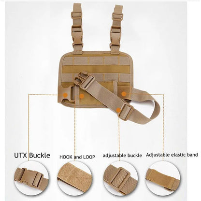 Tactical Drop Leg Platform Molle Adjustable Thigh Leg Panel Hanging Board Portable Cartridge Clip Pouch Leggings Pannier