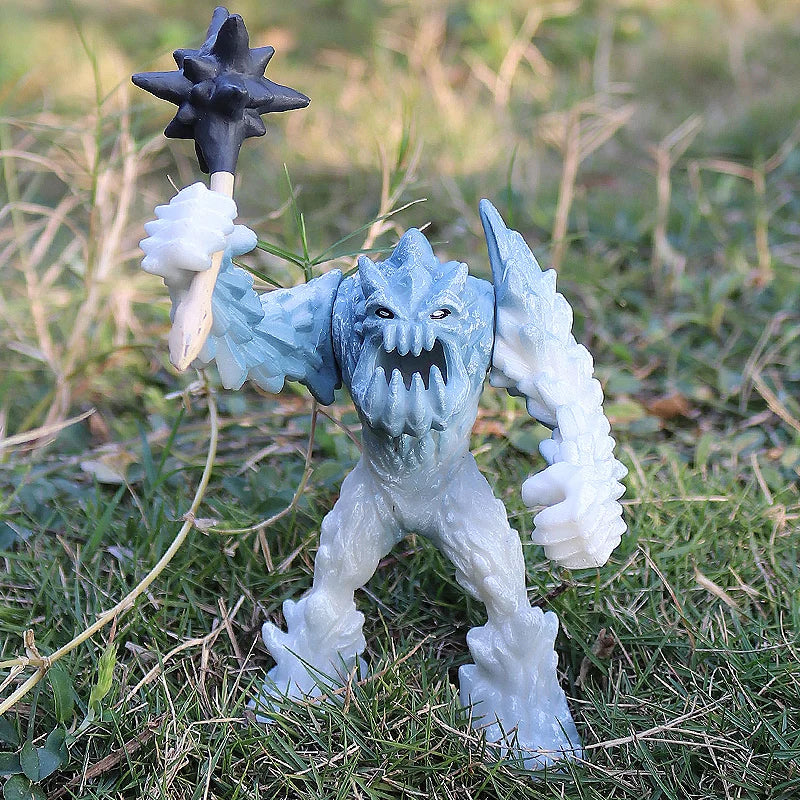 Oenux Simulation Dinosaur Dragon Turtles Fire Bull Orangutan Magma Golem Animal Model Action Figures Pvc Collection Kid Toy Gift