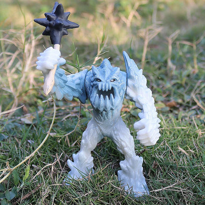 Oenux Simulation Dinosaur Dragon Turtles Fire Bull Orangutan Magma Golem Animal Model Action Figures Pvc Collection Kid Toy Gift