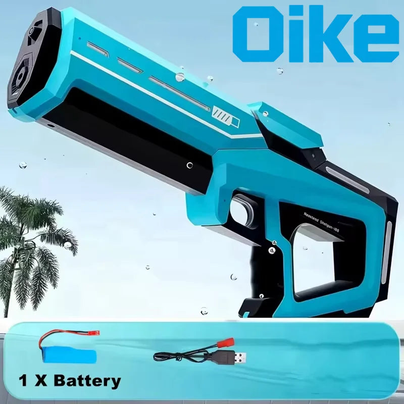 Electric Water Gun Toy for Adults Powerful Automatic Suction Water Blaster Summer Gift Beach Pool Garden Game Outdoor Fun Toy