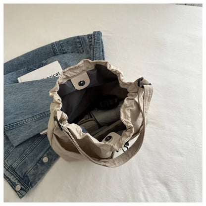 HOMEFISH Large Capacity Versatile Shoulder Bag for Women's Summer Popular Lightweight Crossbody Bag Minimalist Tote Handbag