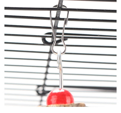 Natural Wooden Parrot Bird Toy Wood Parrot Chew Toy Chewing Cardboard Destroy Birds Toy Bird Cage Decoration Bird Supplies D9252