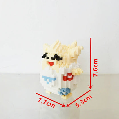 75 Style Building Blocks Assembly Anime Picachu Charizard Doll Blastoise Bulbasaur Gengar Bricks Figures Toy for Kid Gift