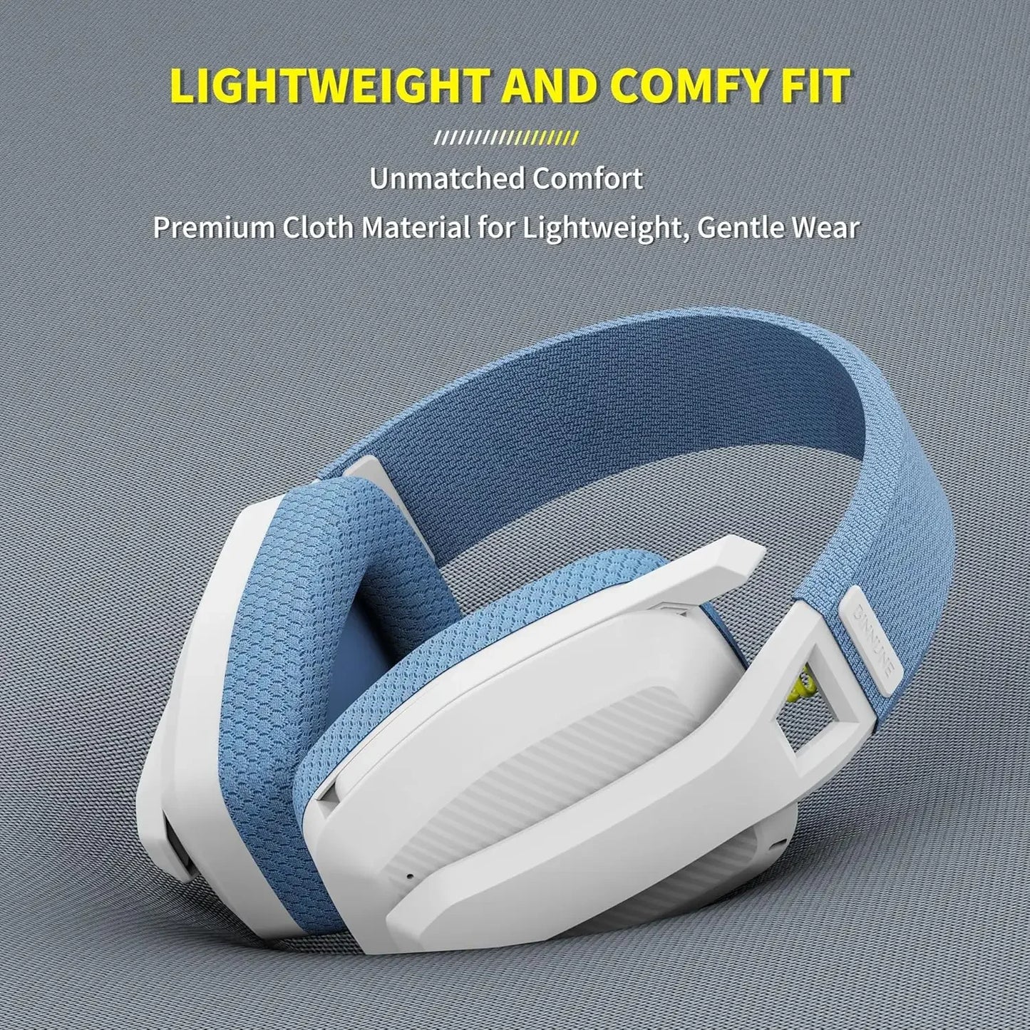 BINNUNE BW06 Bluetooth Headsets Gamer with Mic Wireless 2.4GHz Gaming Headphones with Microphone for PS5 PS4 PC Mac Playstation