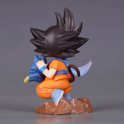 10cm Anime Dragon Ball Z Figure Goku Figure Goku Embrace Pura PVC GK Figures Yamcha Anime Collectible Model Toys Gifts