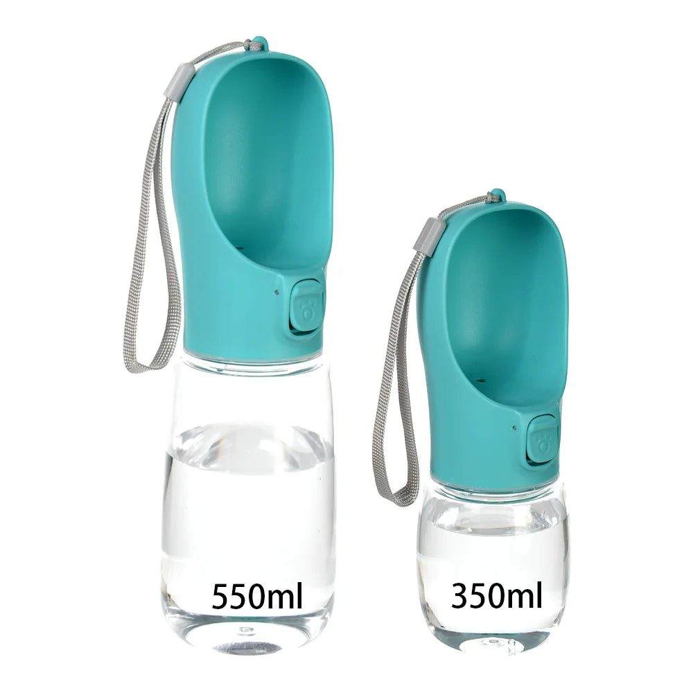 350ml 550ml Portable Water Bottle for Dog Cat Drinking Cup with Lanyard Leakproof Puppy Kitten Water Feeder Outdoor Pet Supplies