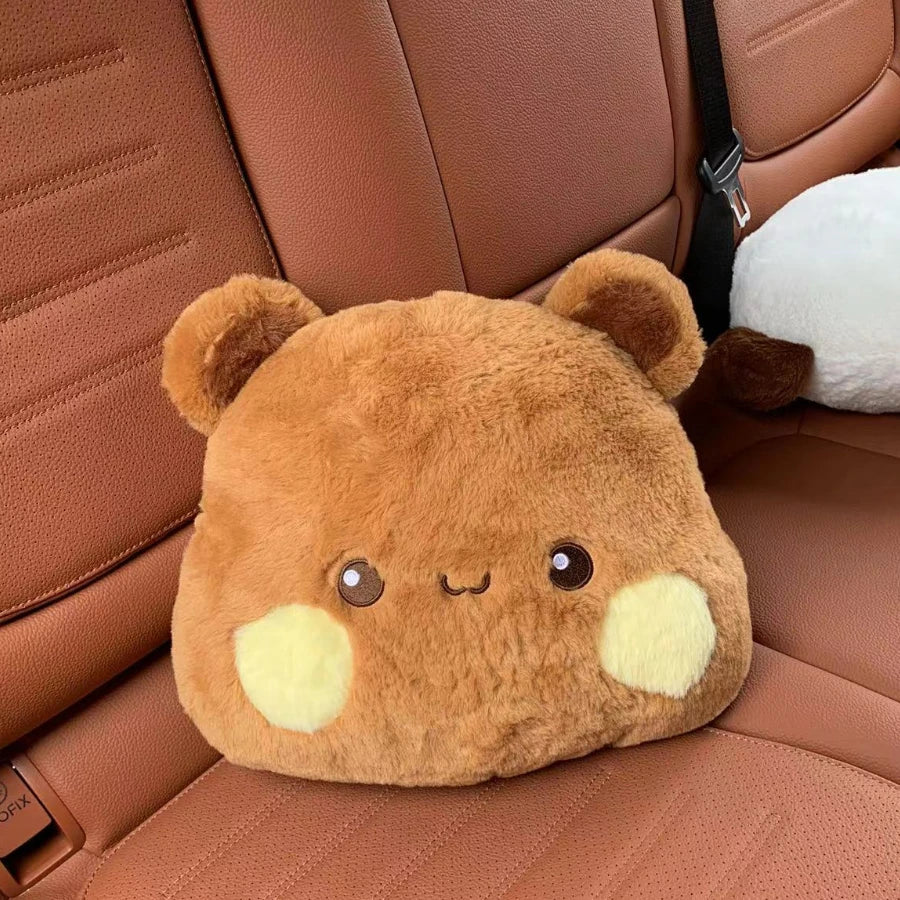 Bubu Dudu Plush Pillow Yier Panda Bear Dolls Lovely Cartoon Stuffed Soft Plushies Car Cushion Sofa Pillows Home Decoration