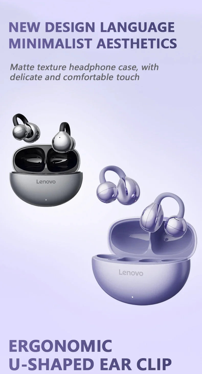 Lenovo Wireless Bluetooth 5.4 Earphones TWS Panoramic Sound Effects Ultra Long Battry Life Headphones Comfortable To Wear TA410