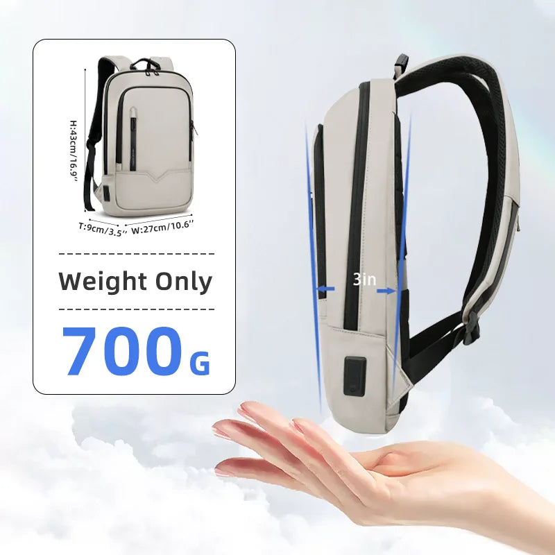 Heroic Knight Men's Daily Laptop Backpack Lightweight Minimalist Commute Office Daypack Women Waterproof Business Trip Schoolbag